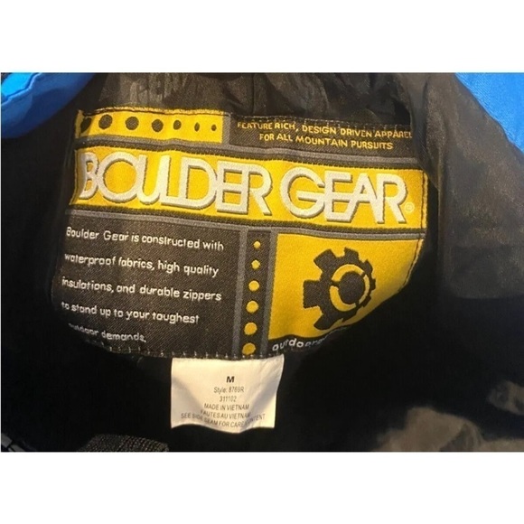 Youth Boulder Gear Sz Medium Ski Pants Blue Insulated Snowboard Zip Pockets - Picture 4 of 6